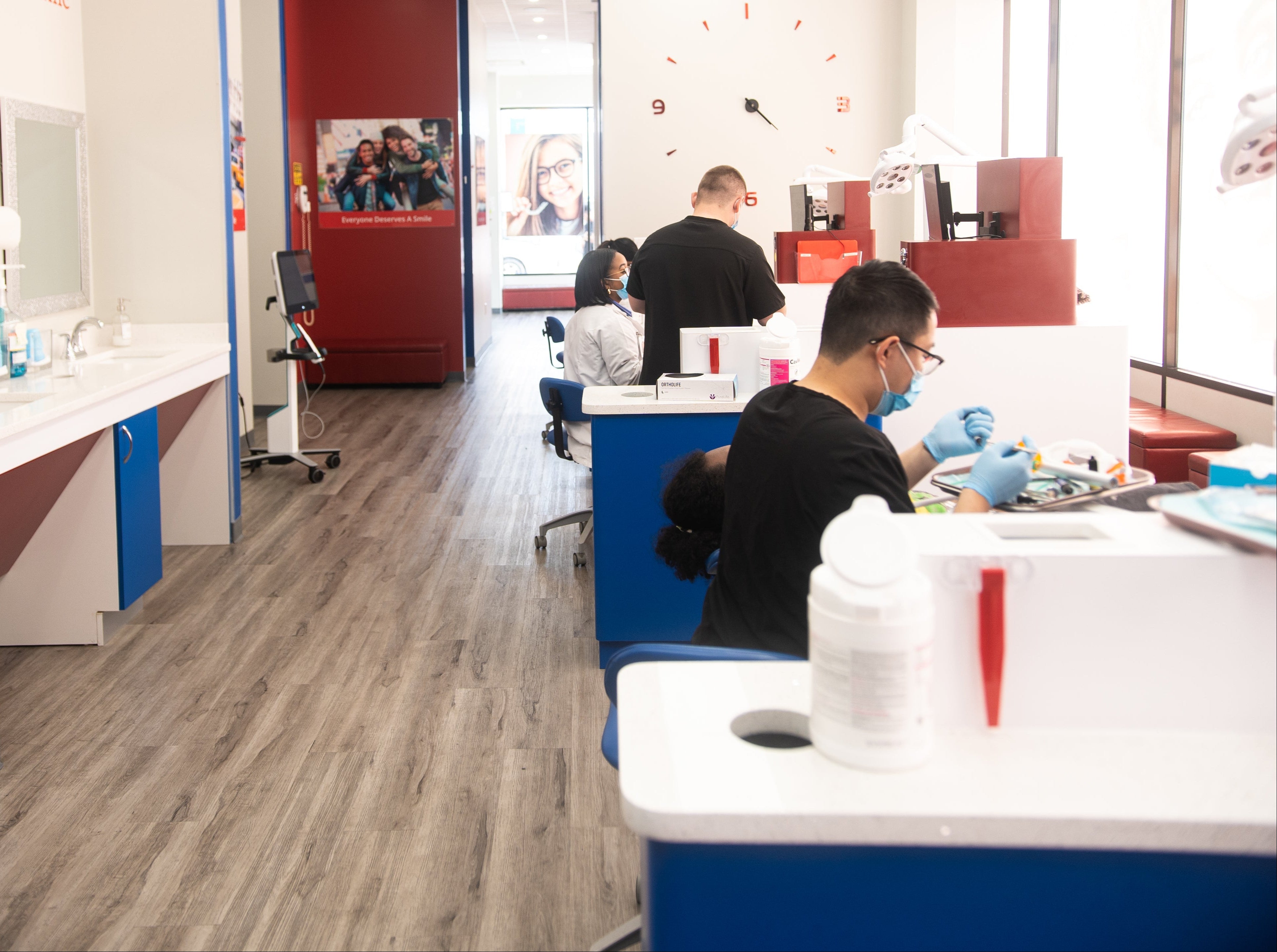 Inside dental office for Diamond Braces