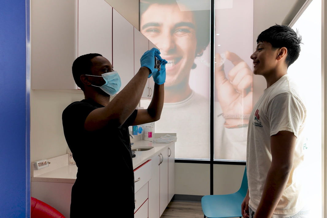 Dentist Office in New Jersey with Orthodontist working